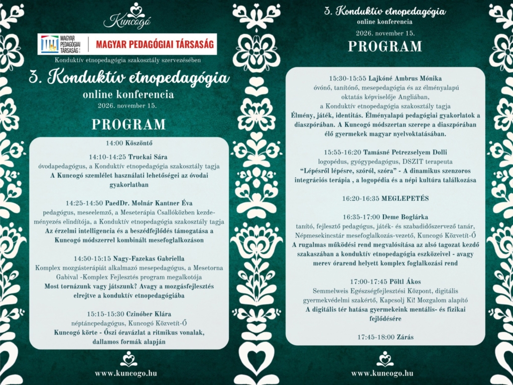 online konferencia program
